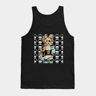 Pirate Punk Chick Tank Top